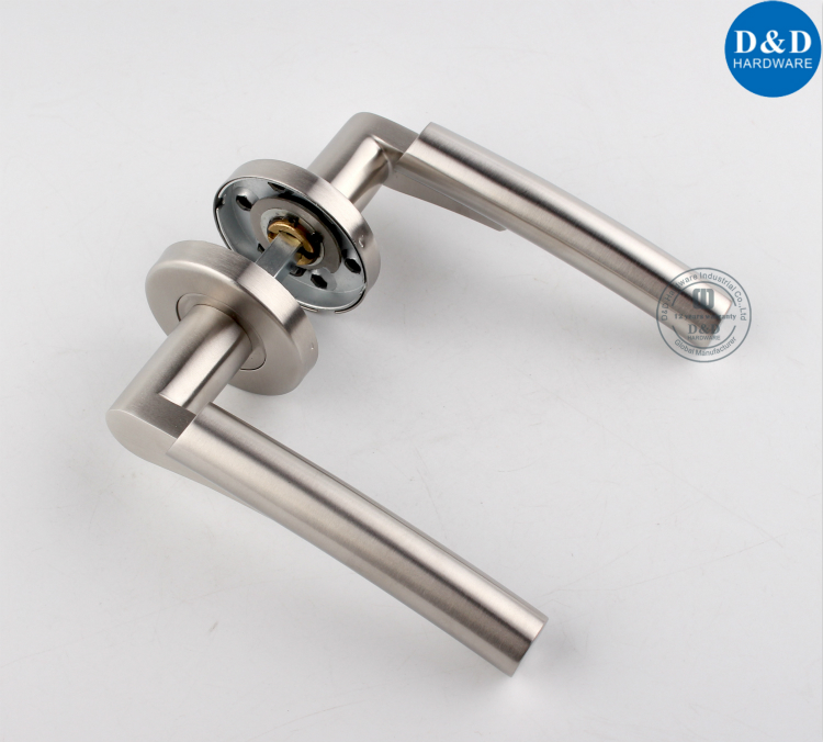 Cast Solid Stainless Steel Lever Handle-D&D Hardware