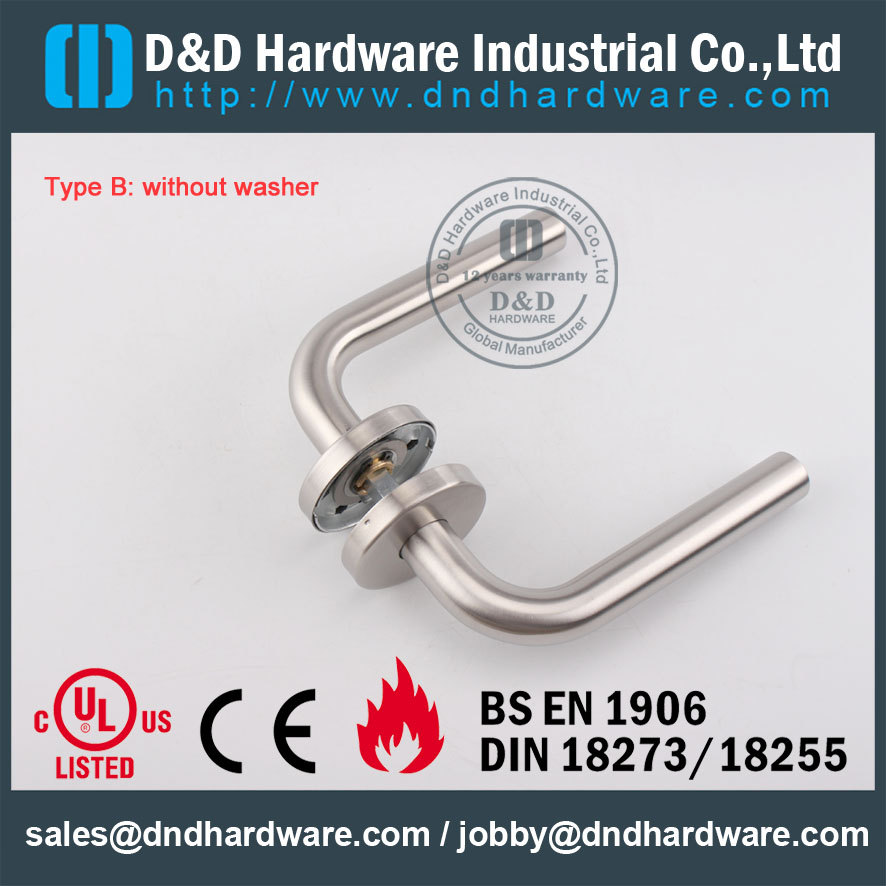 D&D Hardware-Wooden Door lever handle DDTH002