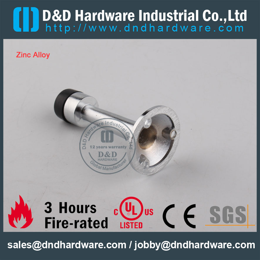 D&D Hardware-Wholesale Zinc Alloy Euro Interior door stopper DDDS019