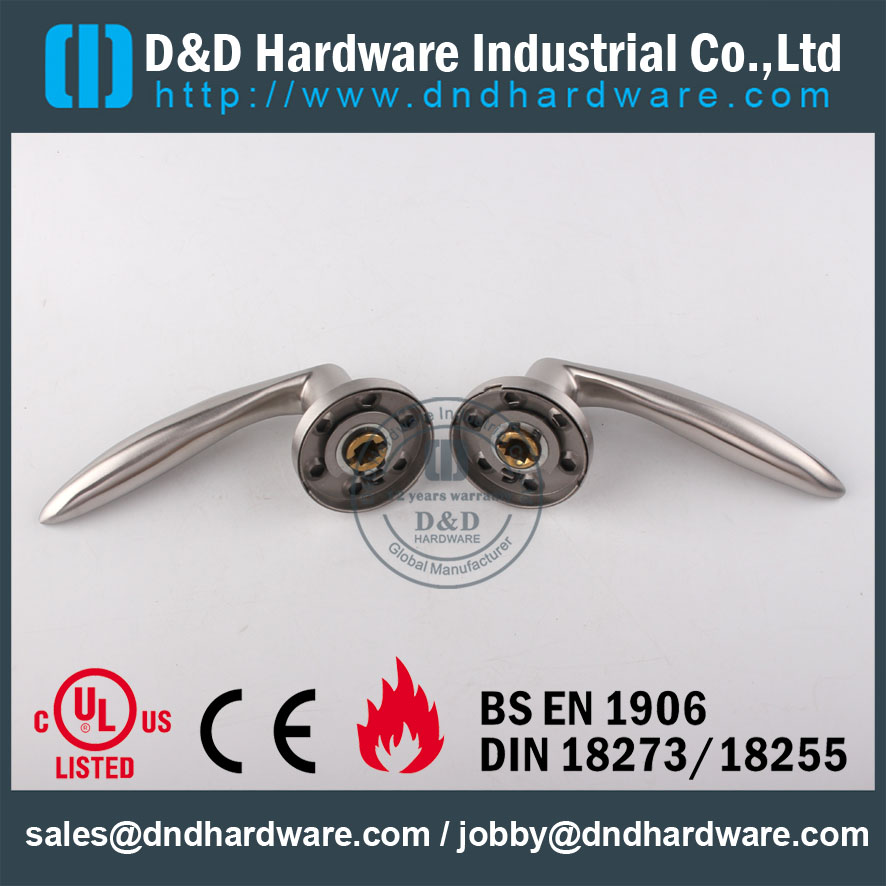 D&D Hardware-Construction Door Solid lever handle DDSH026
