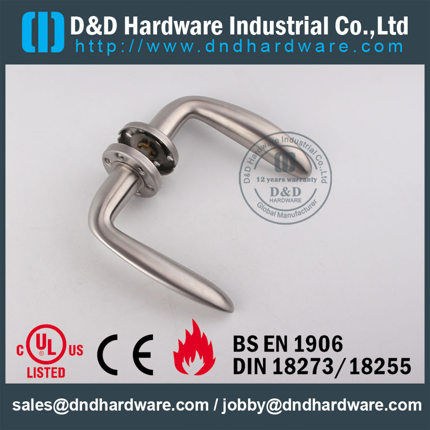 D&D Hardware- Stainless Steel Door lock handle DDSH019