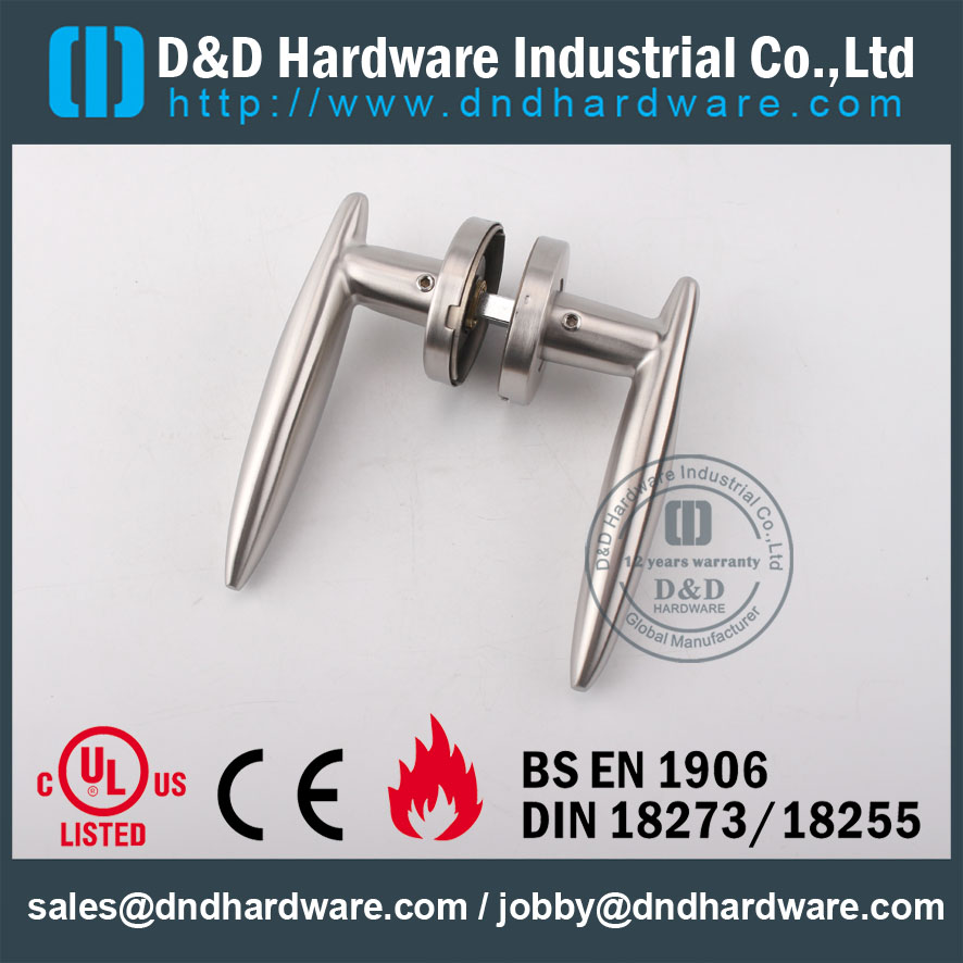 D&D Hardware- Europe Design Solid Door handle DDSH020