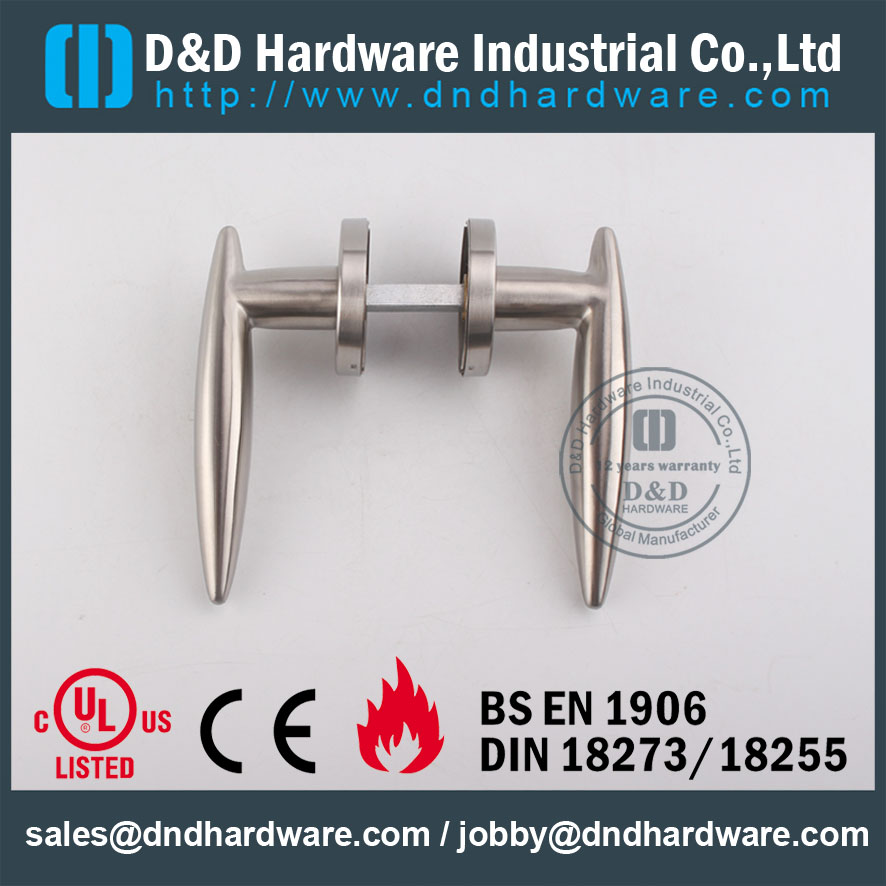 D&D Hardware-Investment Cast solid lever handle DDSH021