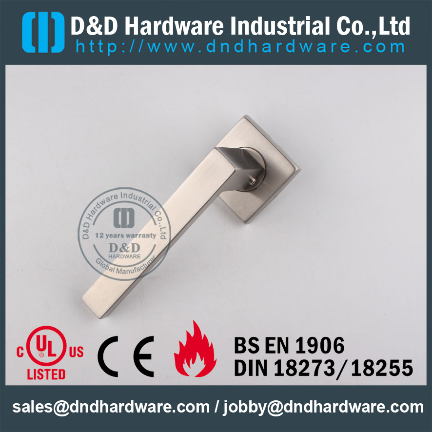 D&D Hardware-Construction SS304 Square Lever handle DDTH020