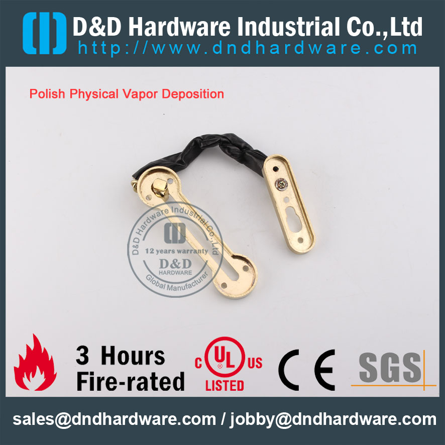 D&D Hardware-CE Certificate Fire Rated Door chain DDDG003