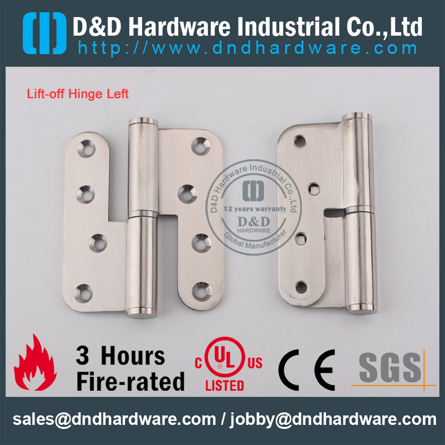 D&D Hardware-CE Certificate Fire Rated Lift-off Hinge DDSS021 