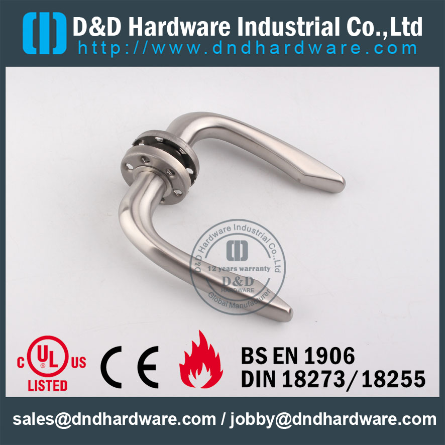 D&D Hardware-SS Door lock Lever handle DDTH037