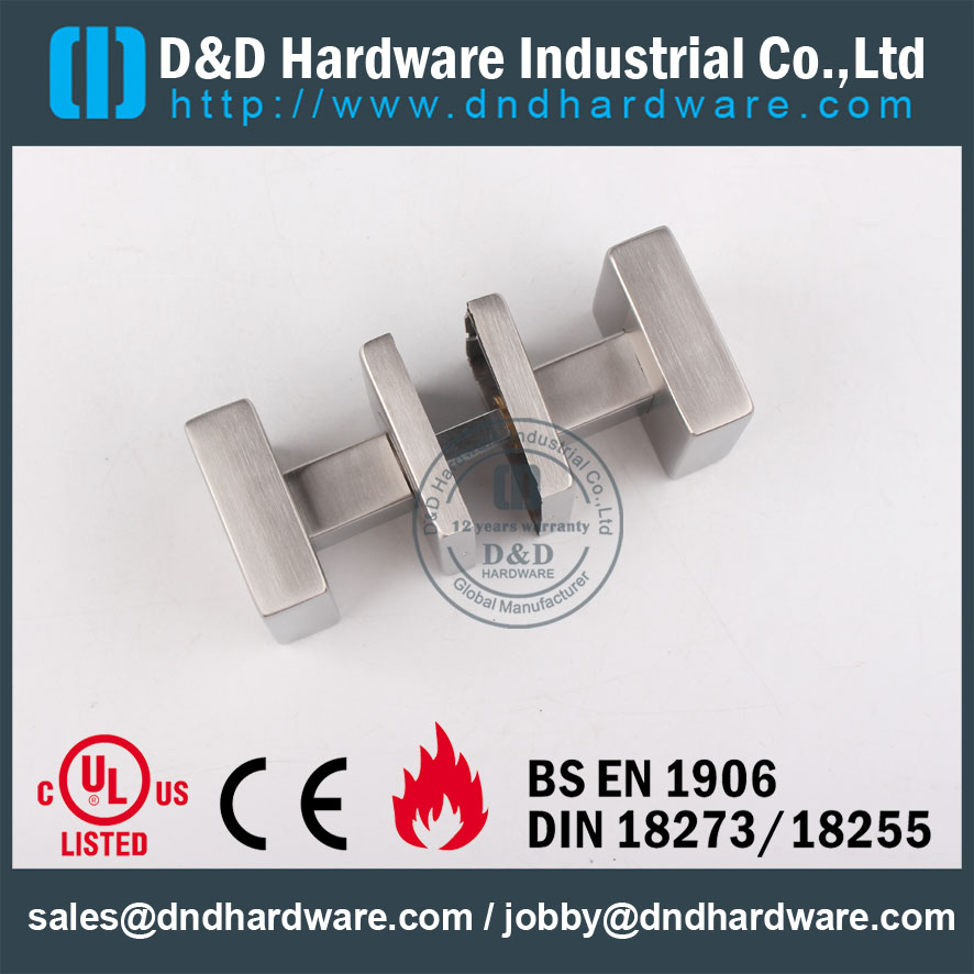 D&D Hardware-Stainless steel 304 Square Door handle DDTH030