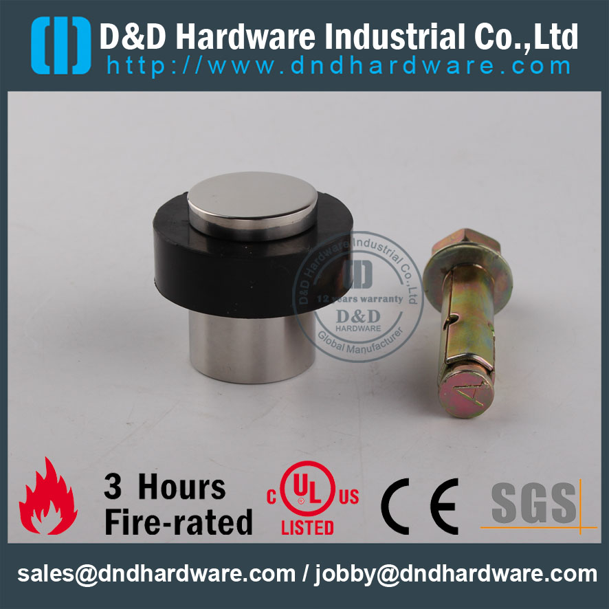 D&D Hardware-Stainless Steel Floor mounted type door stopper DDDS007
