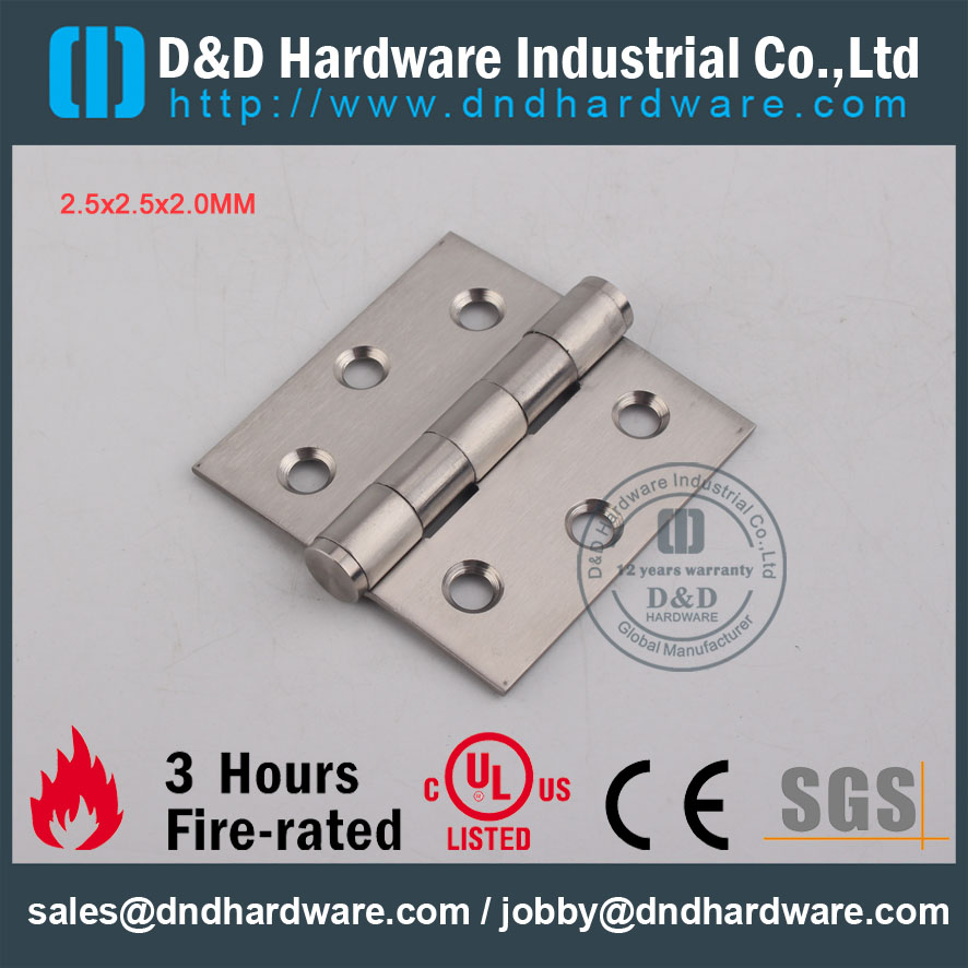 D&D Hardware-Door Accessories Wooden Door Stainless Steel Hinge DDSS004