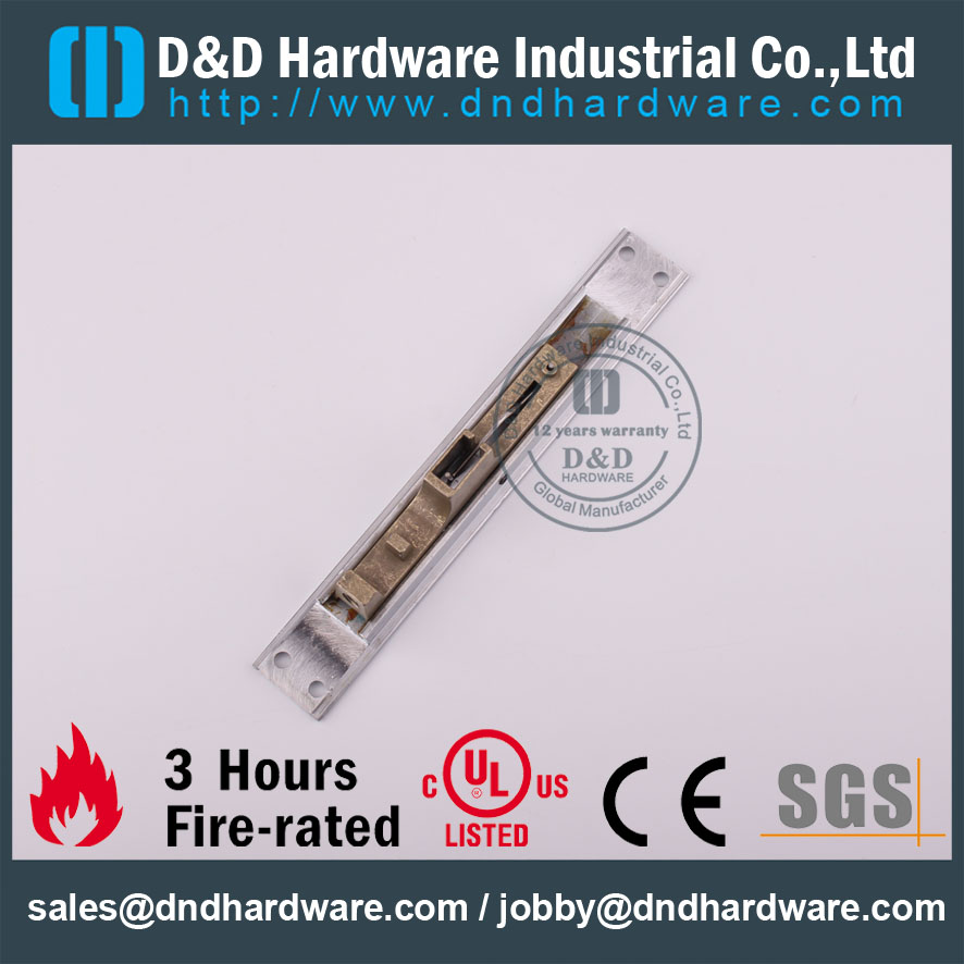 D&D Hardware-Wholesale Euro Interior Brass Flush Bolt DDDB010