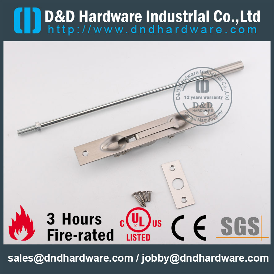 D&D Hardware-Stainless Steel 304 Flush Bolt DDDB011