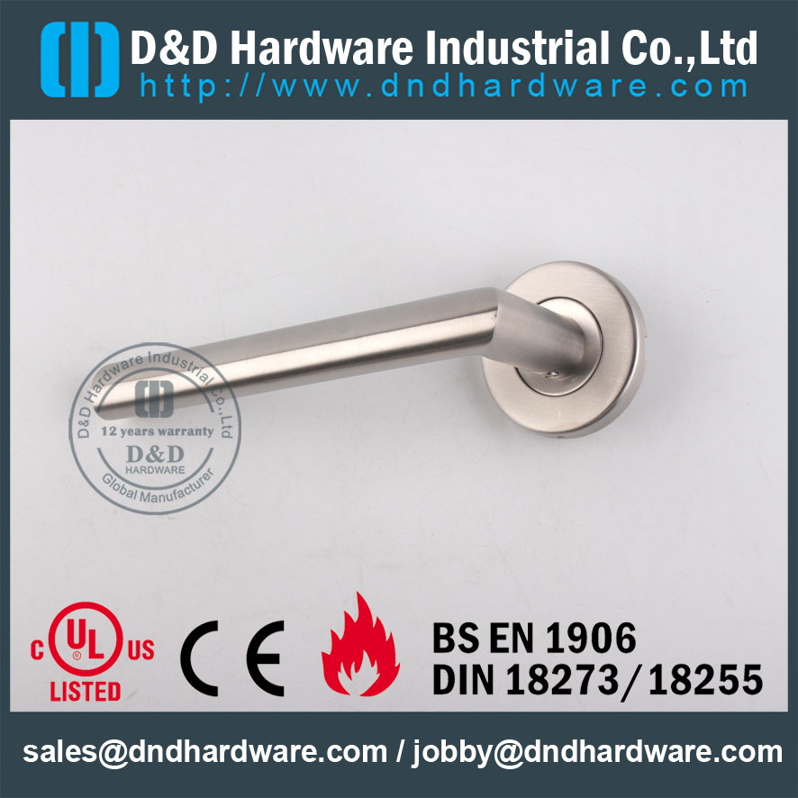 D&D Hardware-Wooden Door Tube handle for Europe DDTH026