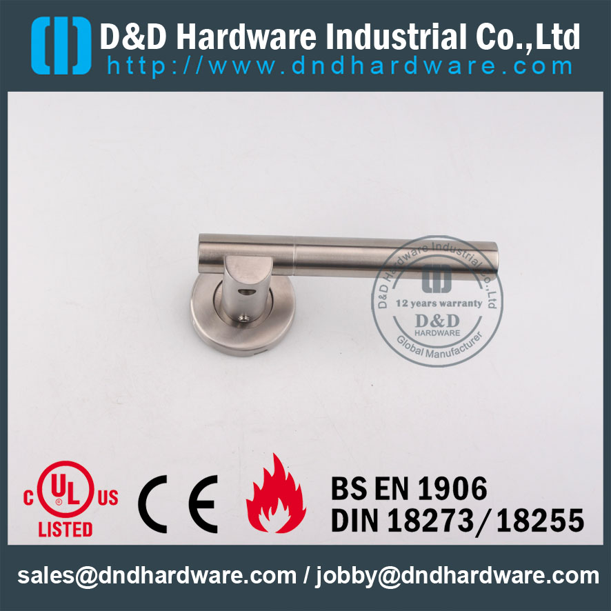 D&D Hardware-Architectural Hardware SSS Door Solid lever handle DDSH018