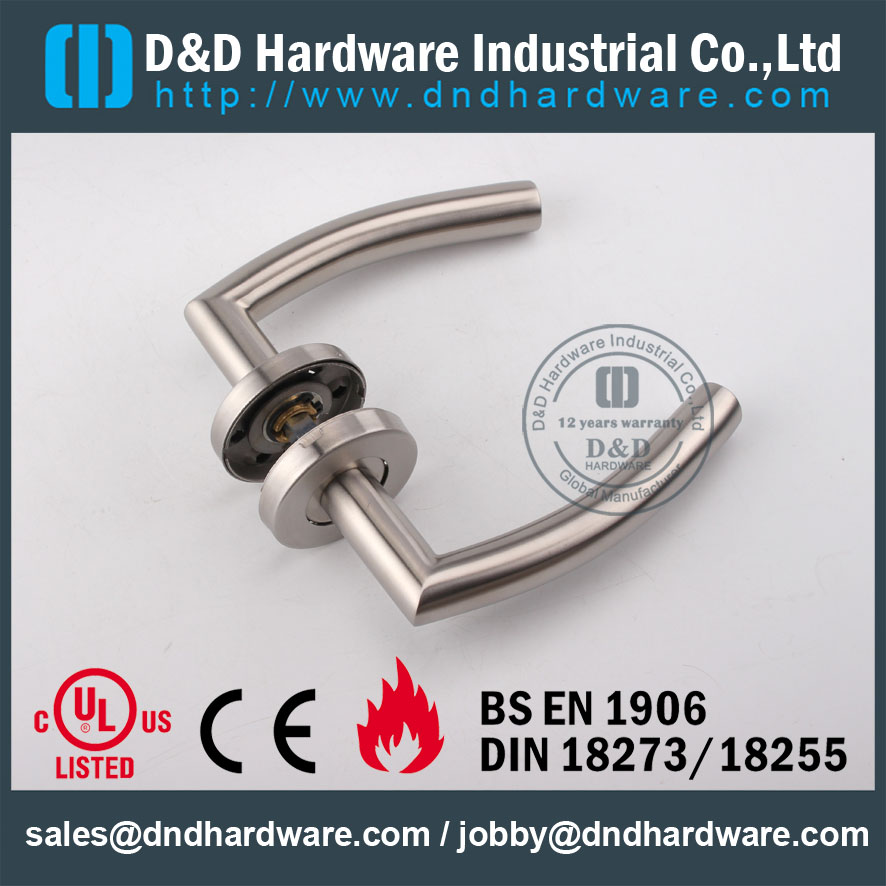 D&D Hardware-Stainless steel 304 Tubing lever handle DDTH011
