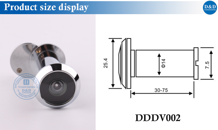 DDDV002 size display