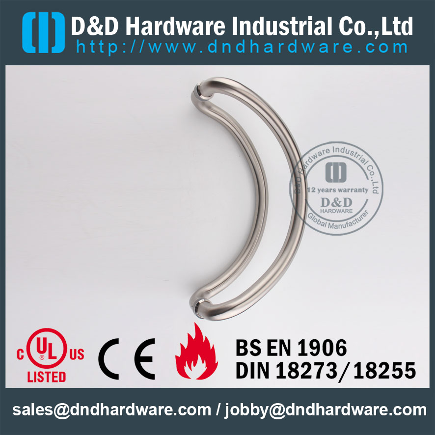 D&D Hardware-Europe Grade 304 Glass Door Pull handle DDPH006