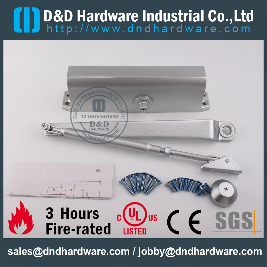 D&D Hardware-Door Fitting Aluminum Door closer DDDC-074