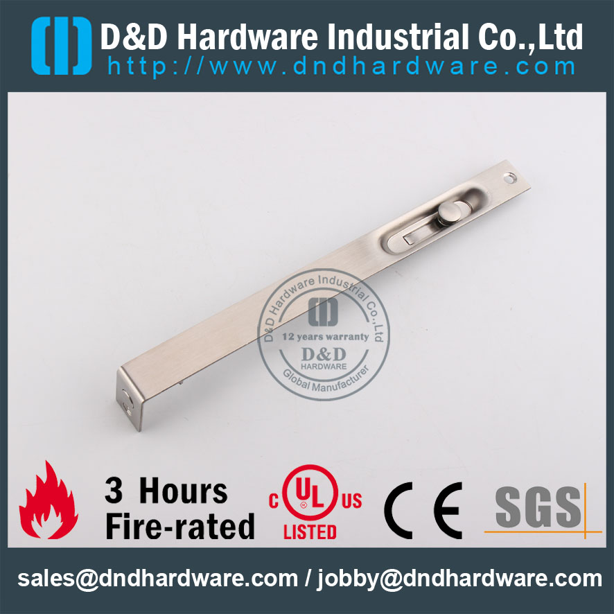 D&D Hardware-Construction Hardware SS304 Flush Bolt DDDB005