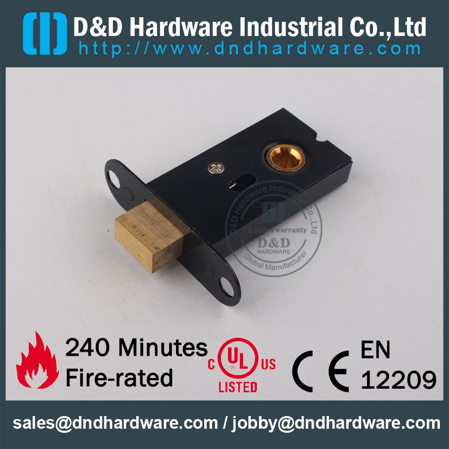 D&D Hardware-Door Accessories Brass WC Deadbolt DDML032