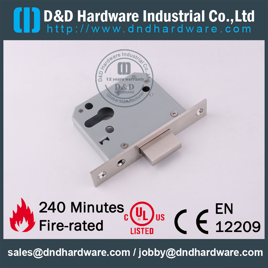 D&D Hardware-Construction Hardware Stainless Steel Mortise Lock DDML029-A