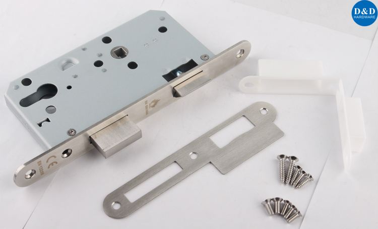 SUS304 Euro Round Corner Fire Rated Sash Lock for Metal Door-D&D Hardware