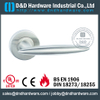 Stainless Steel classical door handle with round rose for Exterior Door- DDSH157 