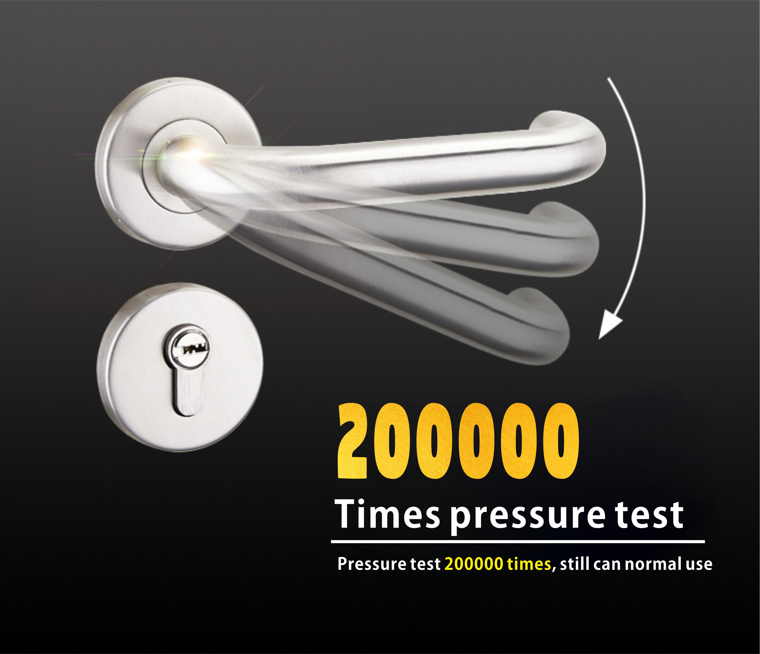 200,000 test doorknobs