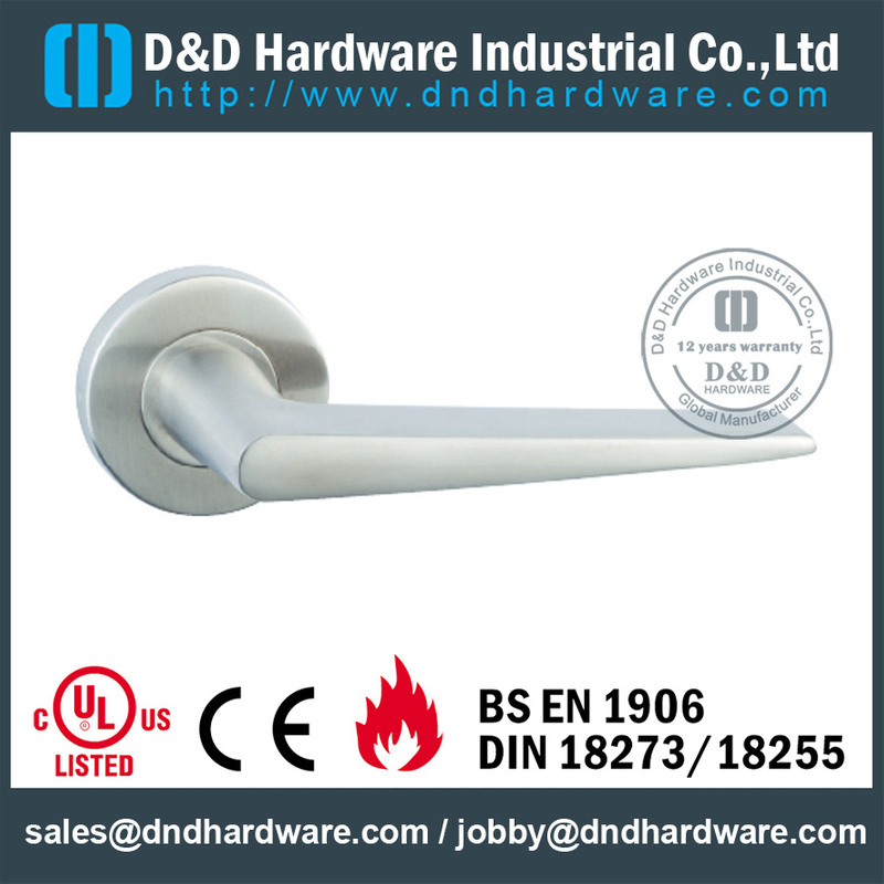 SUS316 classical lever solid handle for Indoor Door - DDSH147