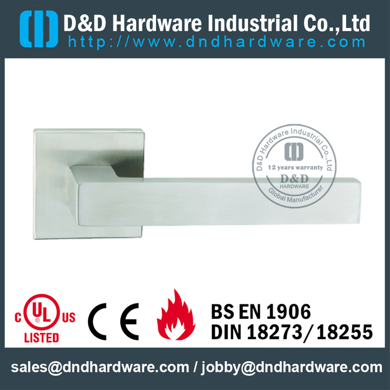 304 Grade Solid Internal Door Handle for Office Doors-DDSH076