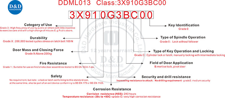 DDML013编号解释