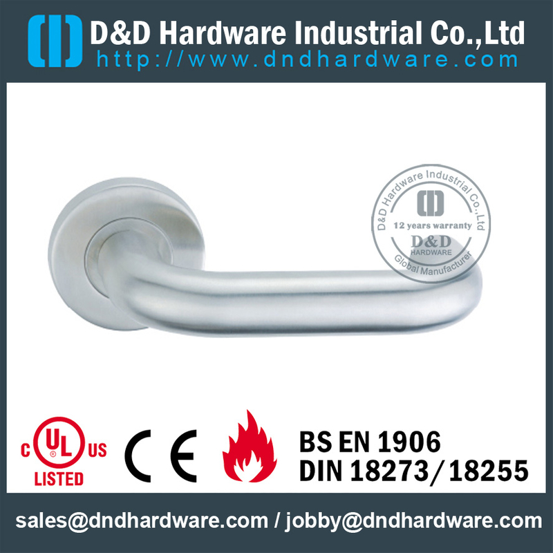 Stainless steel high quality lever handle for Entry Door- DDSH095