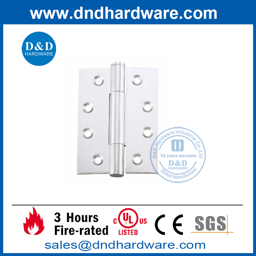 4 Inch Stainless Steel 3 Knuckle Double Washers Hinge-DDSS039