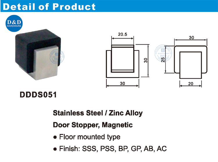 Floor Magnetic Door Stopper