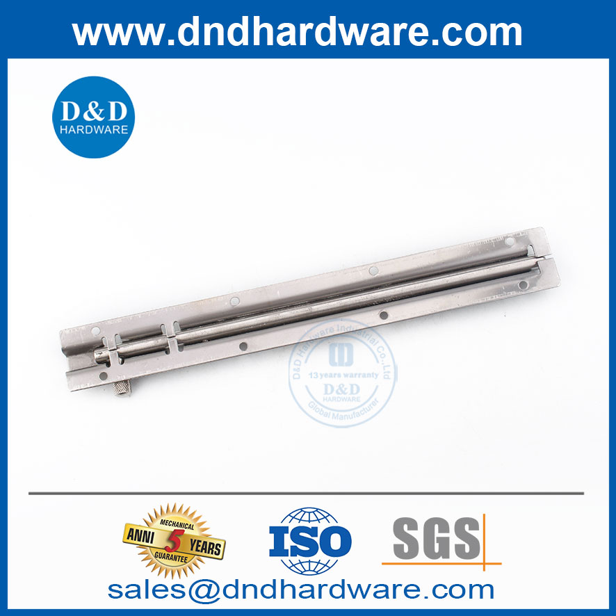 12 Inch SS304 Hardware Accessory Tower Door Bolt for Door-DDDB024