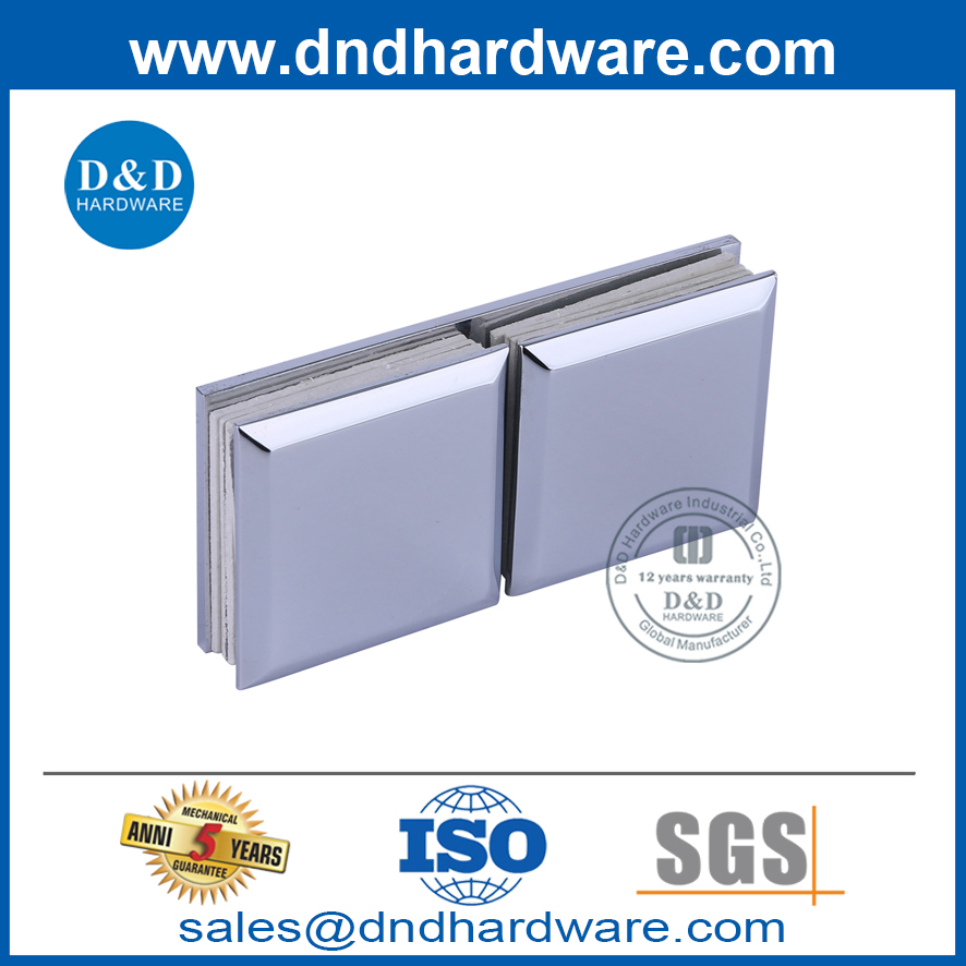 180 Degree Standard SUS316 Round Corner Glass Door Retainer Clip-DDGC006