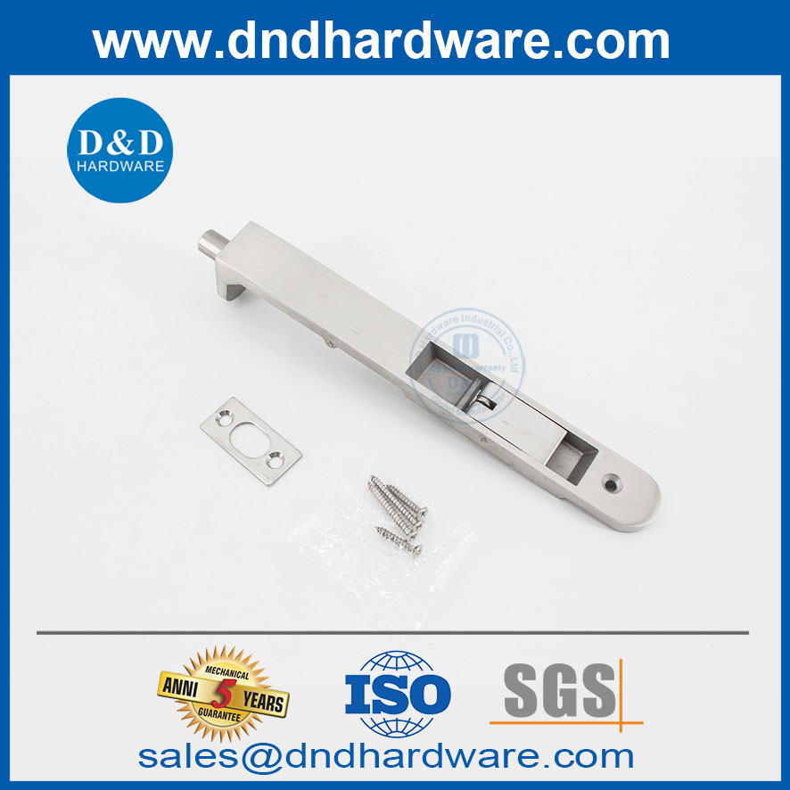 Manual Door Latch Bolt Stainless Steel Security Concealed Door Bolts-DDDB030