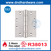 Good Quality Satin Stainless Steel Finish Fire Rated UL Listed Front Door Hinges-DDSS005-FR-5X4X3.0