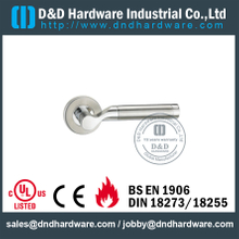 Stainless Steel 316 Grade Polish Cast Solid Lever Handle Door Furniture for Outside Doors -DDSH047