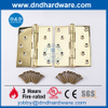 SS304 Fire Rated 2BB UL Polished Brass Polished finish Door Hinge-DDSS007-FR-5x4x3mm