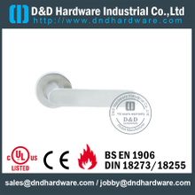 Stainless Steel 316 Designer Cast Lever Handle on Concealed Fix for Security Doors -DDSH009