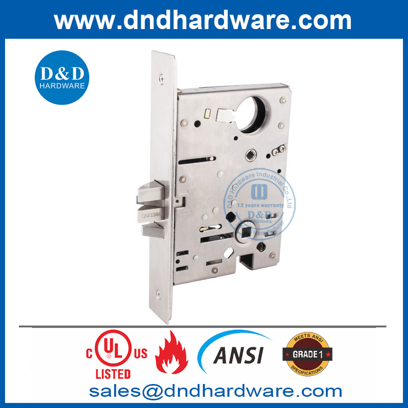 UL Mortise Lockset ANSI Grade 1 Door Locks for Apartment Door-DDAL09 F09