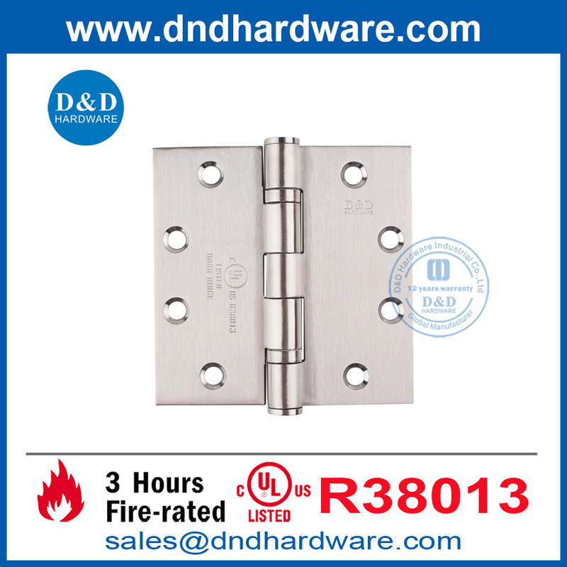Modern Entry Door Hinges Stainless Steel 316 Wooden Door Hinges-DDSS002-FR-4.5X4.5X3.4