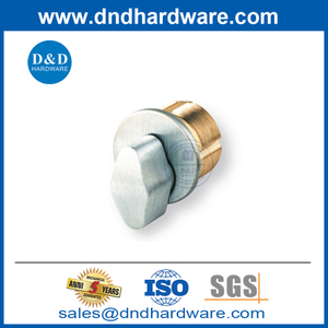 ANSI Cylinder Cam Type Mortsie T Turn Lock Rim Cylinder in Solid Brass-DDLC019