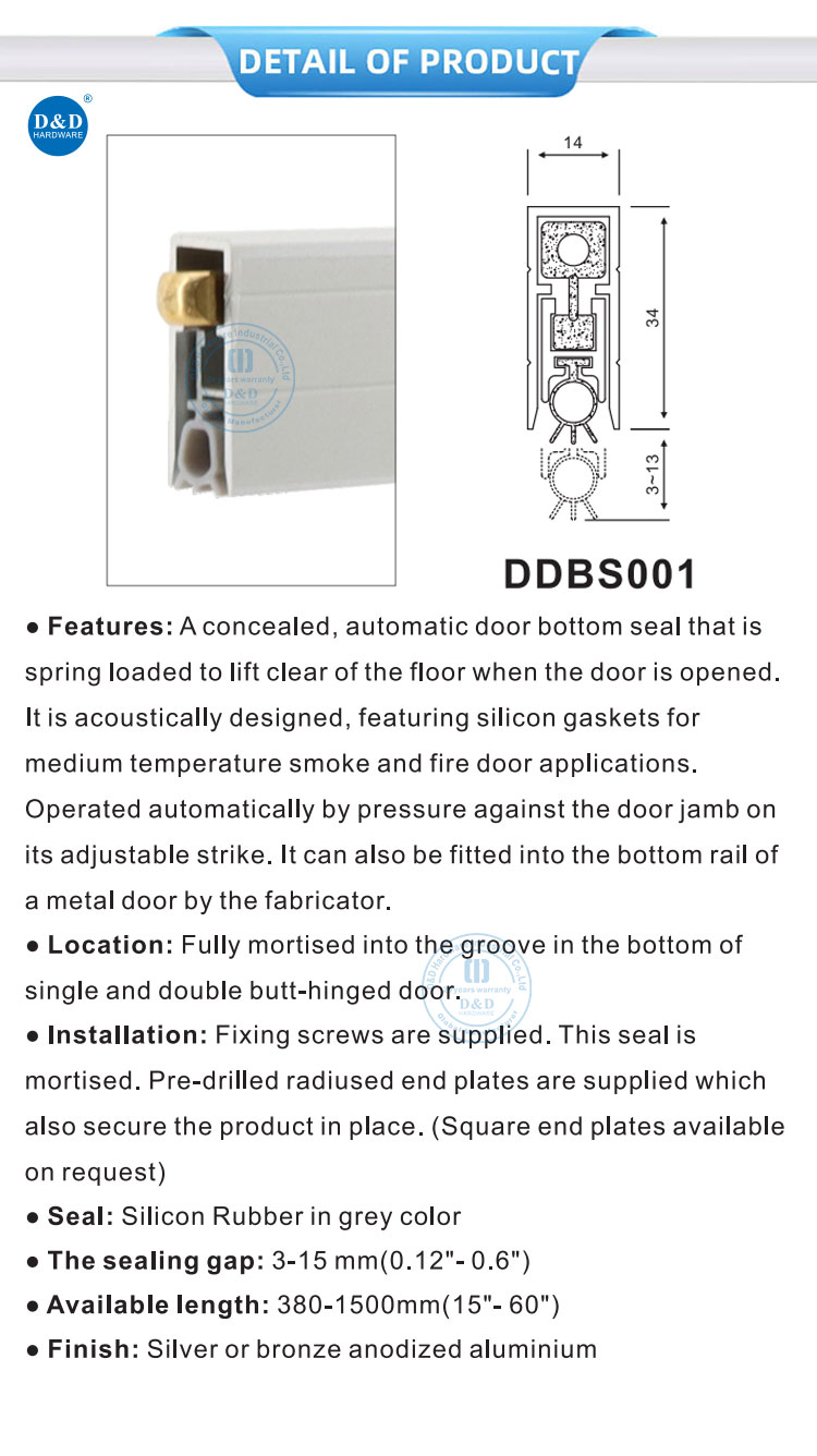 Automatic Door Seal Automatic Door Seal