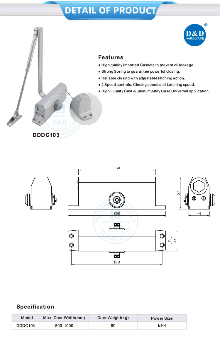 Automatic Aluminum closer Automatic Aluminum closer