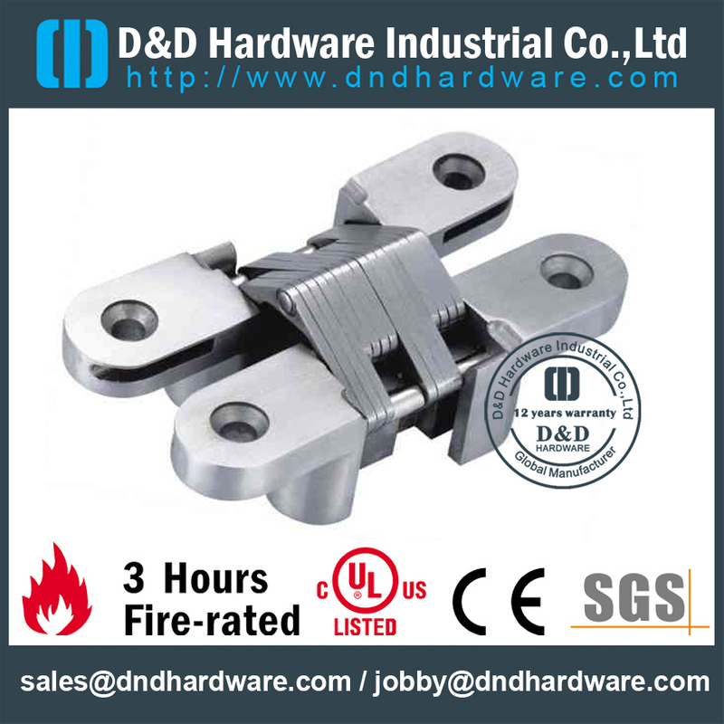 SS304 Heavy Duty invisible Hinge for Door-34x140mm-CC09
