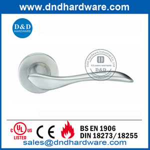 Modern Stainless Steel Bedroom Door Solid Lever Handle-DDSH014