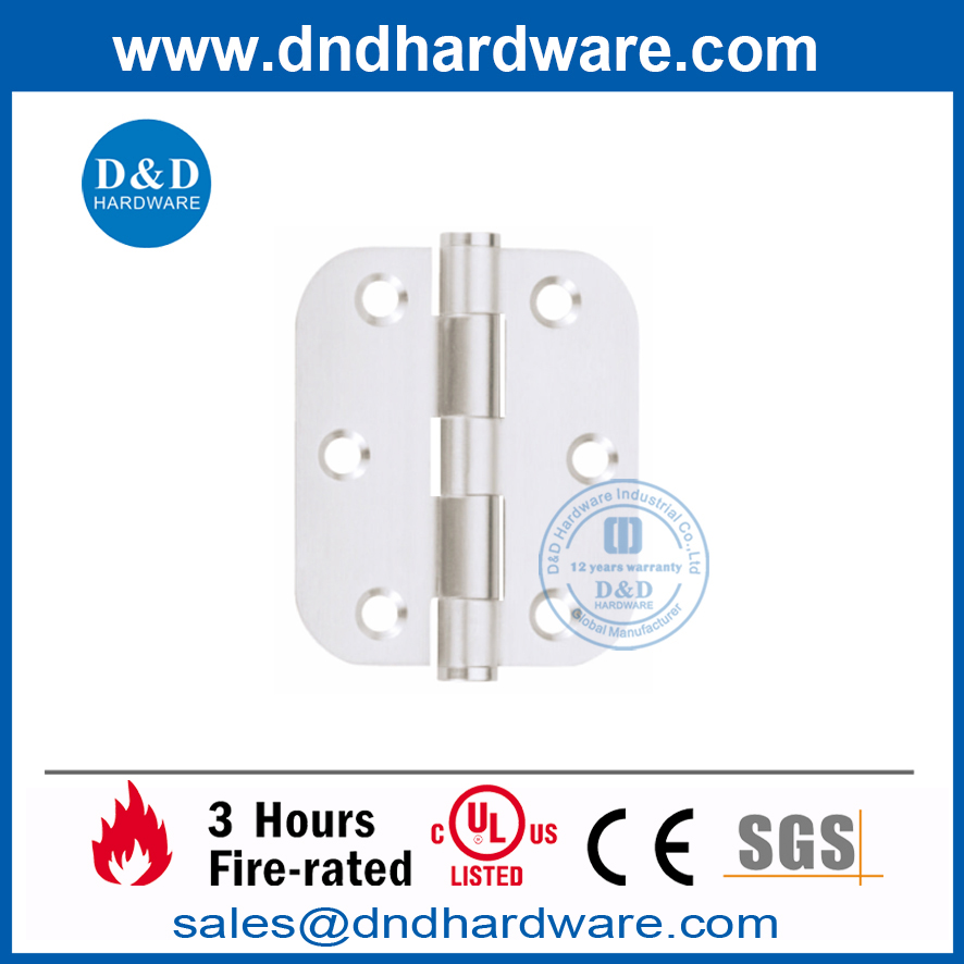 Stainless Steel Round Door Hinge with Ball Tip-DDSS046