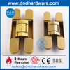 Golden Painted Zinc Alloy Adjustable 3D Concealed Hinge-DDCH008-G80